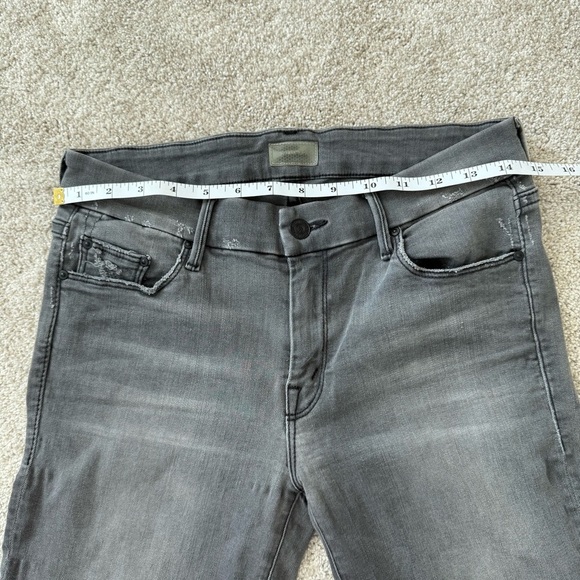 Mother Gray Skinny Jeans‎ Sz 30 - Picture 14 of 16